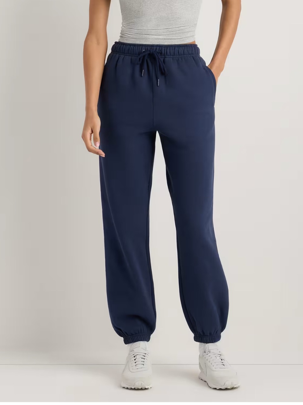 Quince Everyday Fleece Joggers in Washed‎ Deep Navy
